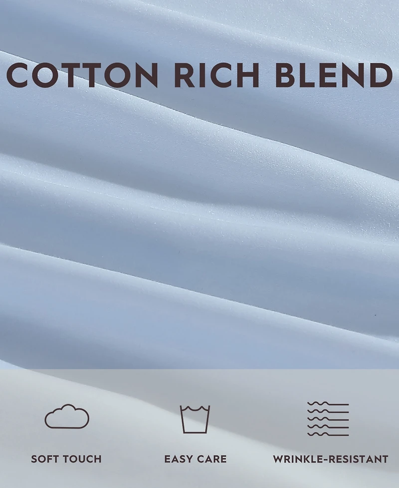 Closeout! Laura Ashley 800 Thread Count Cotton Sateen Blend 4-Pc. Sheet Set