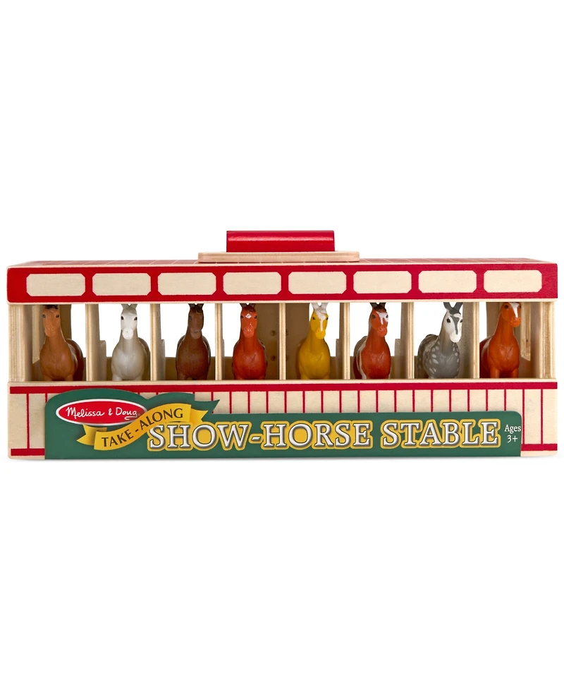 Melissa and Doug Kids' Show-Horse Stable Toy