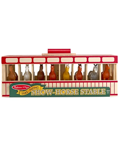 Melissa and Doug Kids' Show-Horse Stable Toy