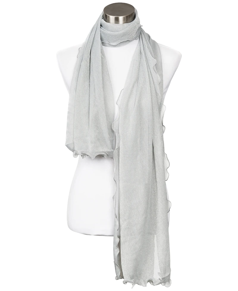 I.n.c. International Concepts Ruffle-Edge Metallic Evening Wrap, Created for Macy's