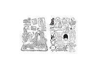 A Million Cute Animals: Adorable Animals to Color by Lulu Mayo