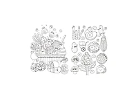 A Million Kawaii Cuties: The Sweetest Things to Color by Lulu Mayo