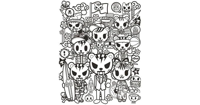 tokidoki Coloring Party by tokidoki