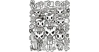 tokidoki Coloring Party by tokidoki