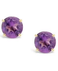 Amethyst (7/8 ct. t.w.) Stud Earrings in 14K Yellow Gold