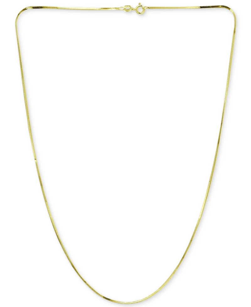 Giani Bernini Square Snake Link 20" Chain Necklace in 18k Gold-Plated Sterling Silver, Created for Macy's