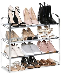 Seville Classics 3-Tier Expandable Shoe Rack