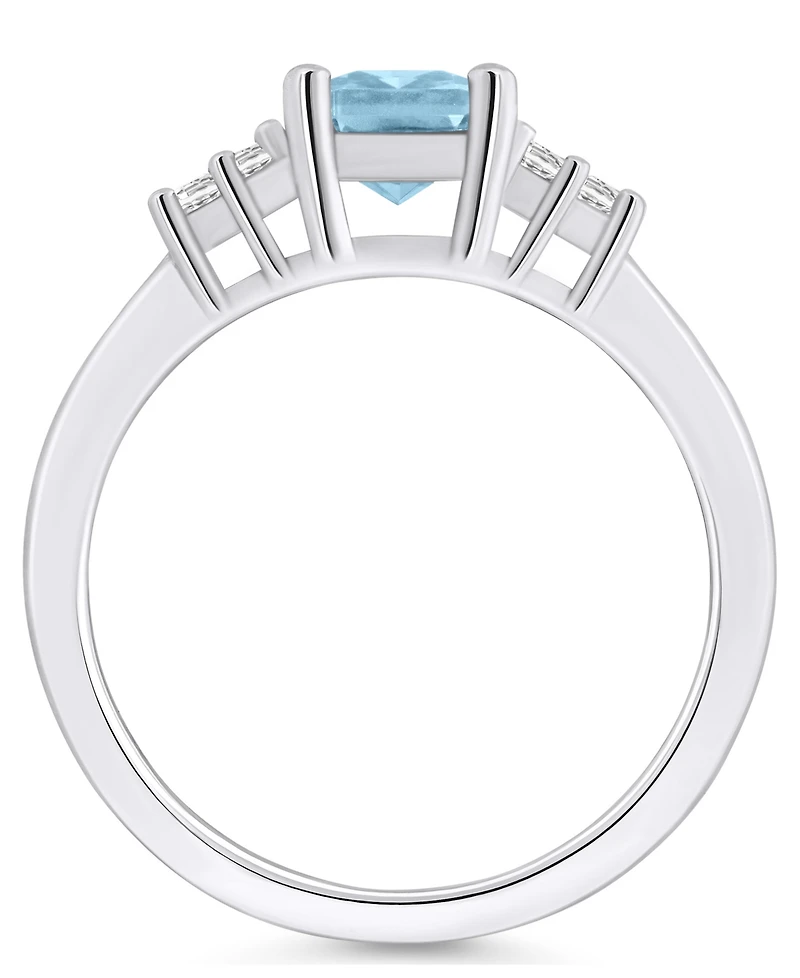 Gemstone and Diamond (1/5 ct. t.w.) Ring 14k Gold