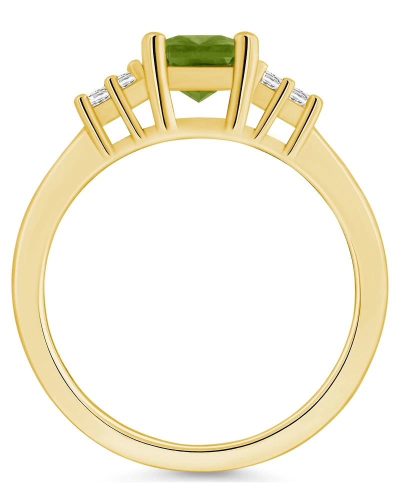 Gemstone and Diamond (1/5 ct. t.w.) Ring 14k Gold