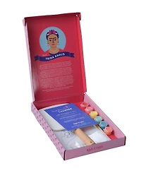 Kids Crafts Create Like Frida Self-Portrait Mirror Painting Craft Kit, Set of 16