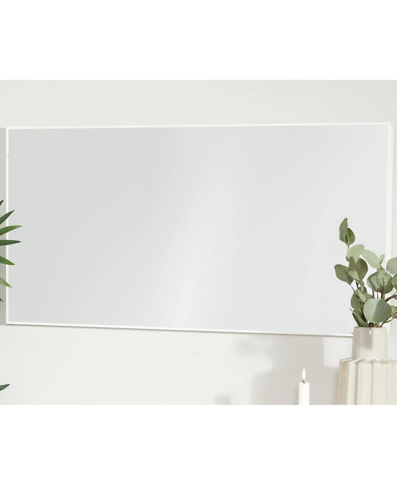 Wood Contemporary Wall Mirror
