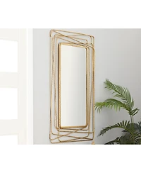 Metal Contemporary Wall Mirror, 47" x 31"