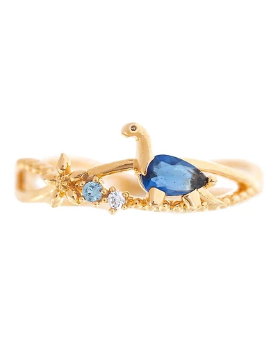 Girls Crew Longneck Dino Ring
