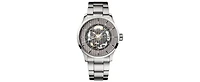 Mido Men's Swiss Automatic Multifort Skeleton Vertigo Stainless Steel Bracelet Watch 42mm