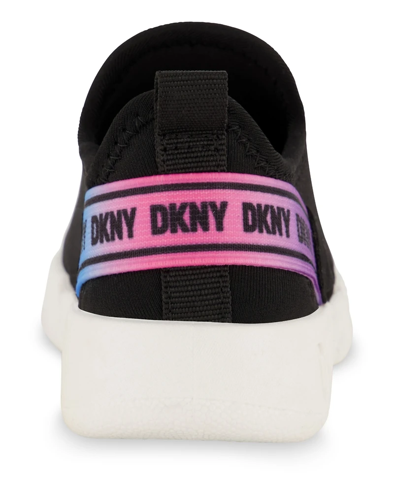 Dkny Toddler Girls Slip On Logo Sneakers