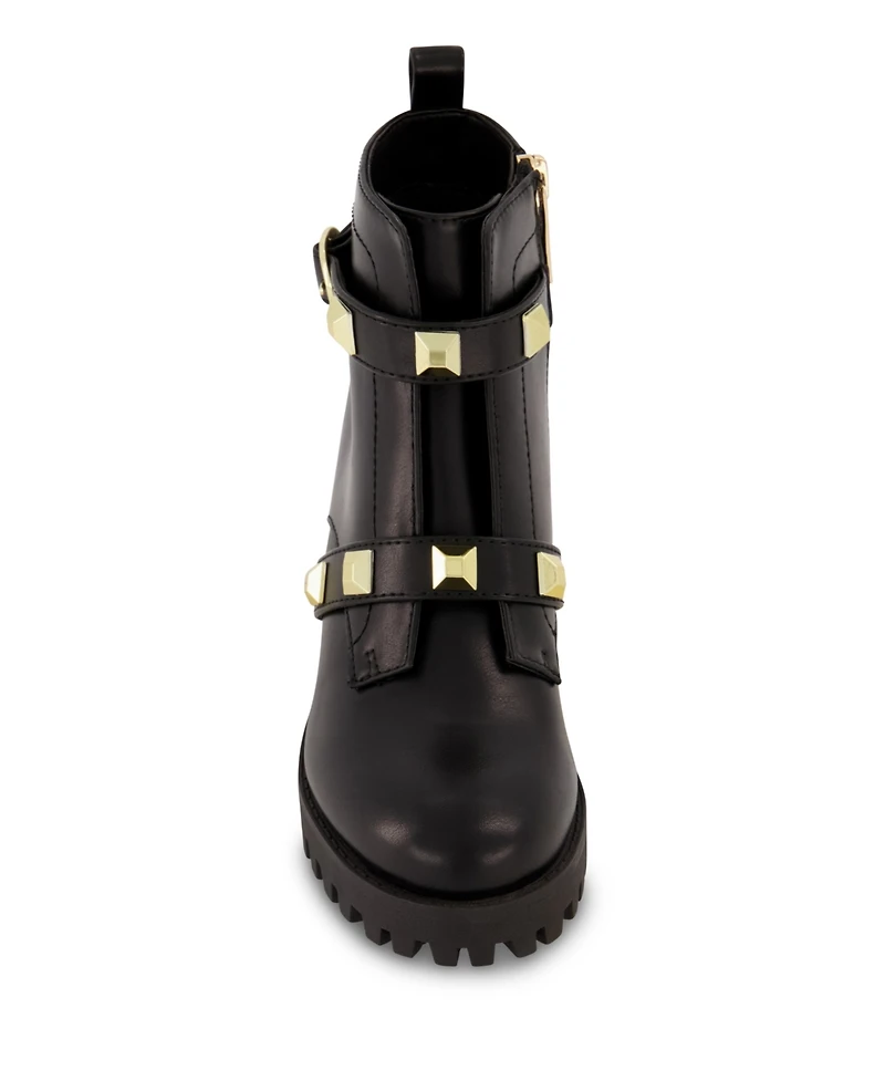 Marc Fisher Big Girls Block Heel Pyramid Ankle Booties