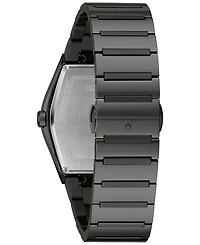 Bulova Men's Modern Gemini Diamond Accent Black Ion-Plated Stainless Steel Bracelet Watch 40mm