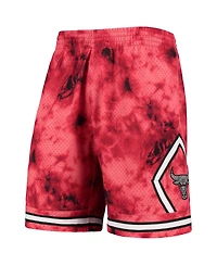 Men's Mitchell & Ness Red Chicago Bulls Hardwood Classics 1997 Galaxy Swingman Shorts