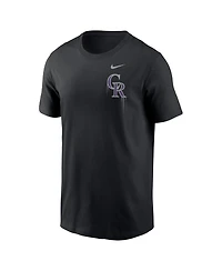 Men's Nike Black Colorado Rockies Mile High Local Team T-shirt