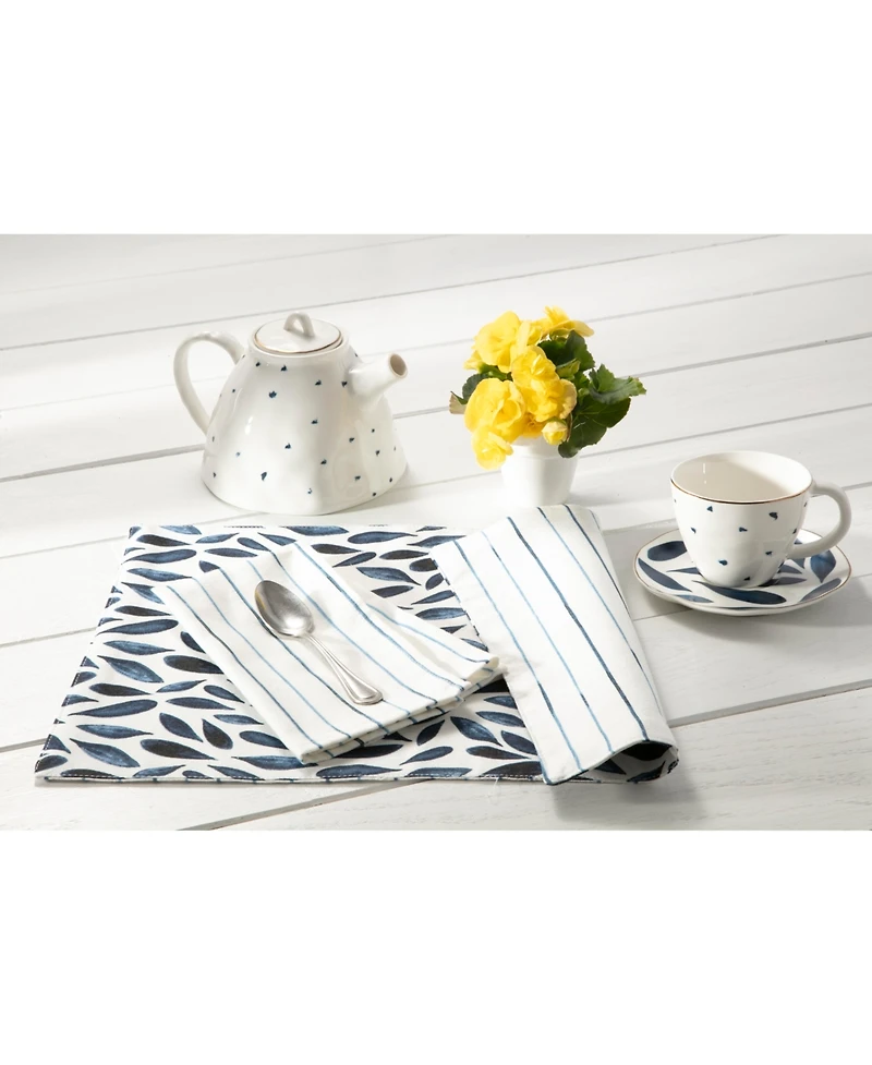 Lenox Bay Leaf Stripe Placemats, Set of 2