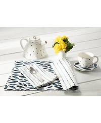 Lenox Bay Leaf Stripe Placemats, Set of 2