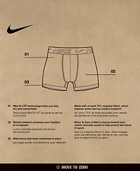Nike Big Boys 3 Pk. Essential Dri-fit Boxer Briefs