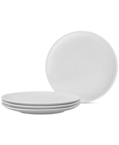 Noritake Swirl Coupe Salad Plates, Set of 4