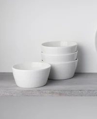Noritake Swirl Cereal Bowls, Set of 4
