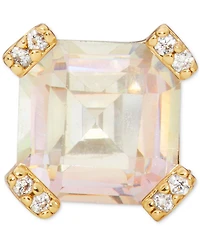 Kate Spade New York Pave & Square Cubic Zirconia Stud Earrings