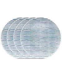 Noritake Hammock Stripes Coupe Salad Plates, Set of 4