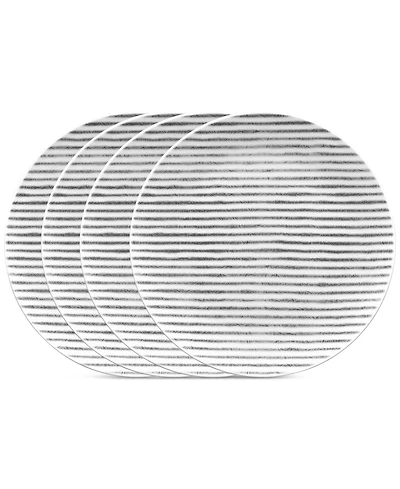 Noritake Hammock Stripes Coupe Salad Plates, Set of 4
