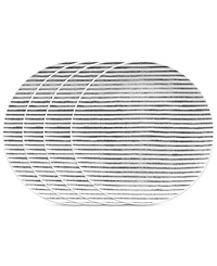 Noritake Hammock Stripes Coupe Salad Plates, Set of 4