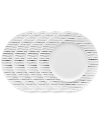 Noritake Hammock Stripes Rim Salad Plates, Set of 4