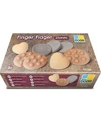 Yellow Door Finger Fidget Stones, Set of 12