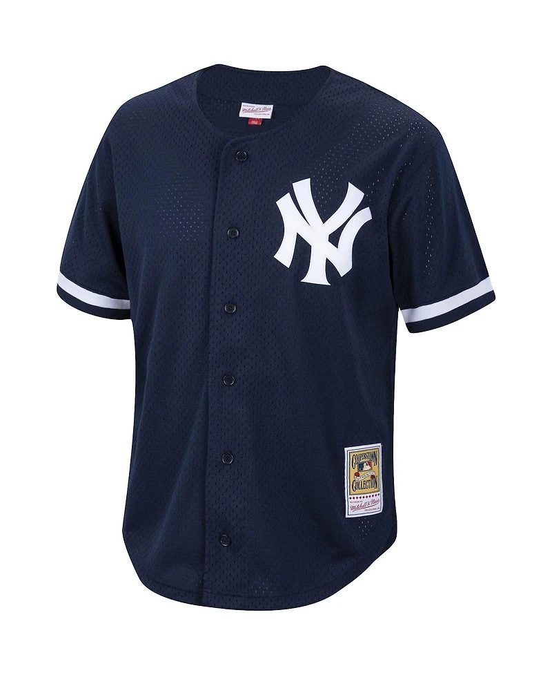 Men's Mitchell & Ness Reggie Jackson Navy New York Yankees Cooperstown Collection Mesh Batting Practice Jersey