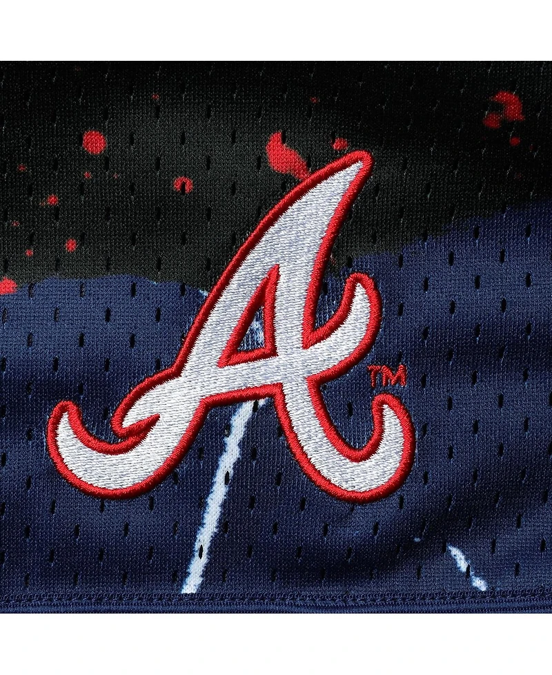 Men's Mitchell & Ness Red Atlanta Braves Hyper Hoops Shorts