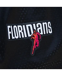 Men's Mitchell & Ness Pink, Black Miami Heat 2005/06 Hardwood Classics Fadeaway Reload 3.0 Swingman Shorts