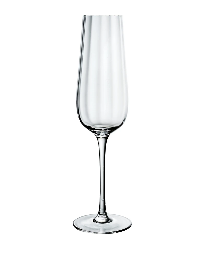 Villeroy & Boch Rose Garden Flute Glass, Set of 4