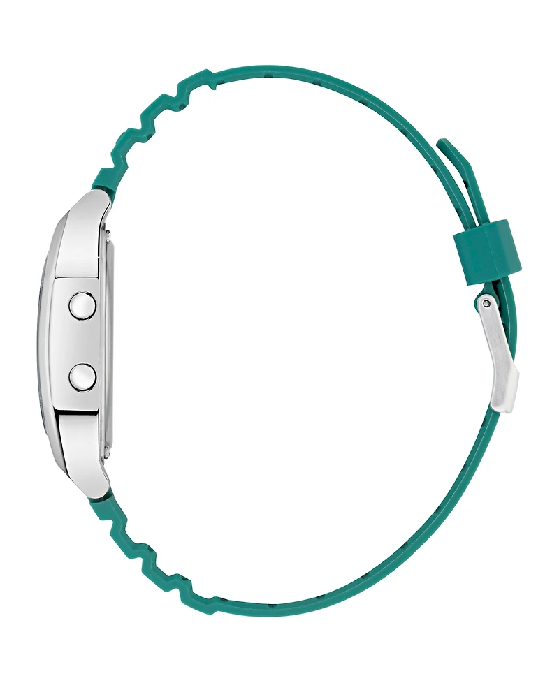 adidas Unisex Digital Two Green Resin Strap Watch 36mm