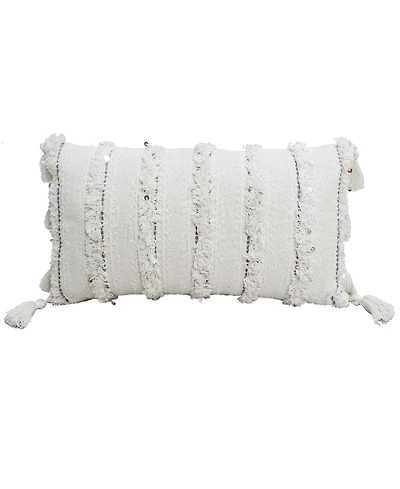 Vibhsa Sparkles Christmas Decorative Pillow, 14" x 24"