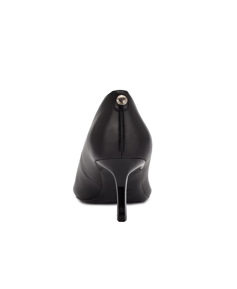 Nine West Women's Kuna 9X9 Kitten Heel Pointy Toe Dress Pumps