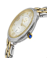 Gevril Women's Verona Swiss Quartz Tow-Tone Stainless Steel Bracelet Watch 37mm