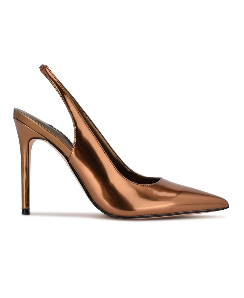 Nine West Women's Feather Slingback Stiletto Pumps