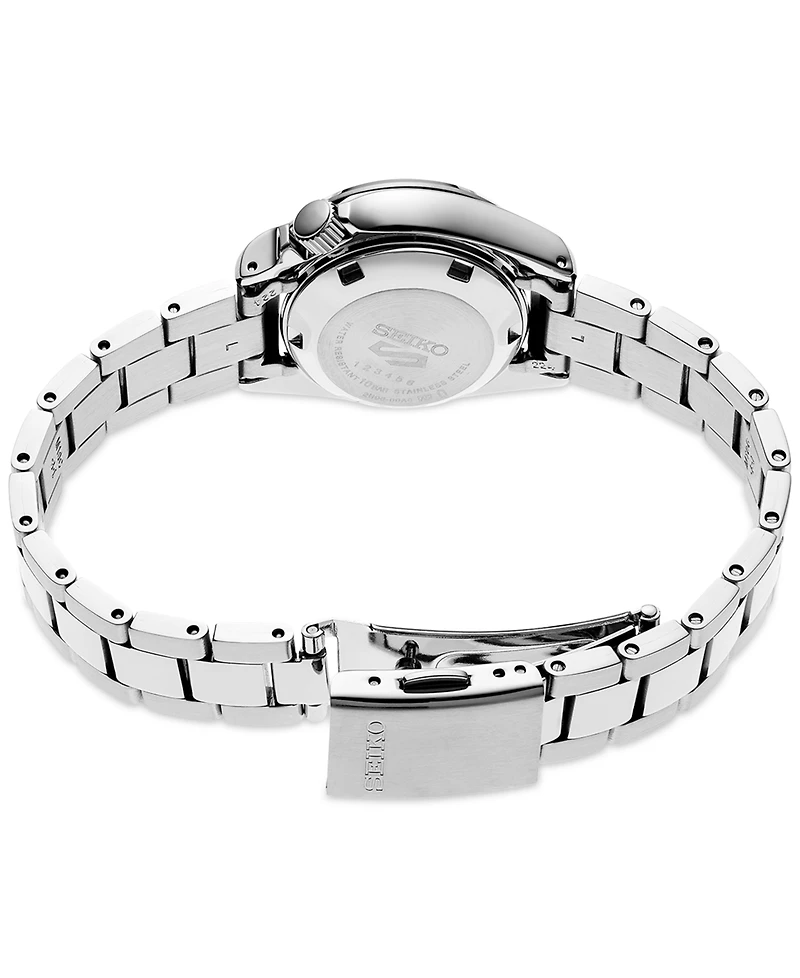Seiko Women's Automatic 5 Sports Stainless Steel Bracelet Watch 28mm