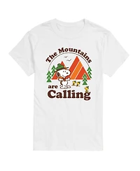 Men's Peanuts Mountains Calling T-shirt