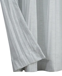 Nautica Cordelia Crushed Sheer Grommet Window Curtain Wide Panel Pair, 52" x 63"