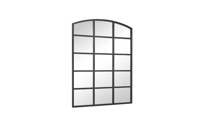 Metal Industrial Wall Mirror, 36" x 1" x 48"
