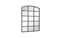 Metal Industrial Wall Mirror, 36" x 1" x 48"