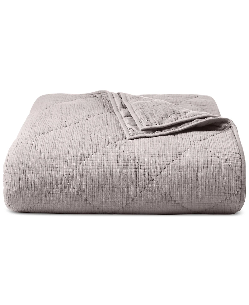 Hotel Collection Dobby Diamond 3-Pc. Coverlet Set, Full/Queen, Exclusively at Macy's