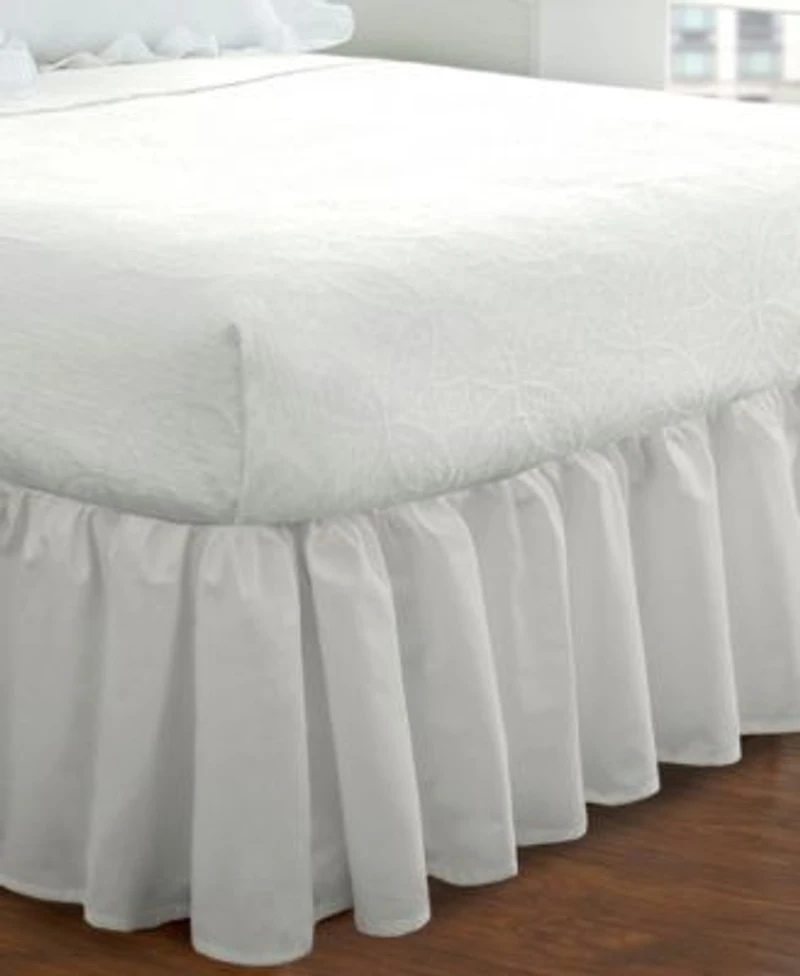 Fresh Ideas Ruffled Poplin Bed Skirts